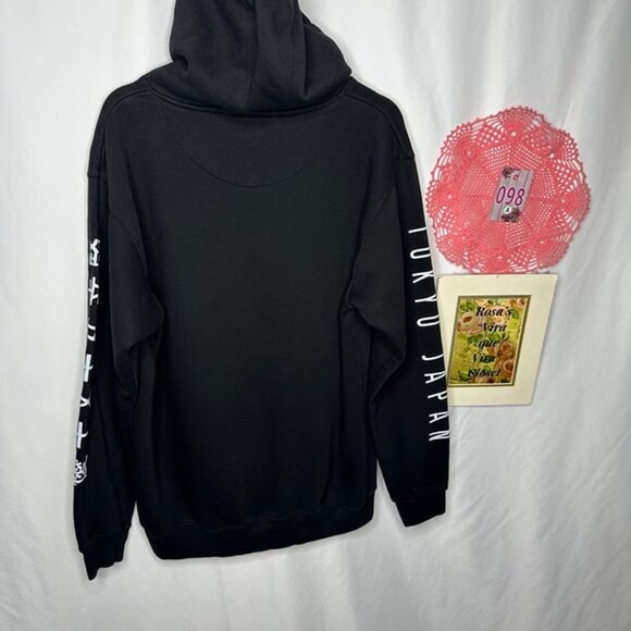 Tuned In Tokyo Wavy Hoodie Black Large (Zuni Sportswear) - Picture 3 of 8